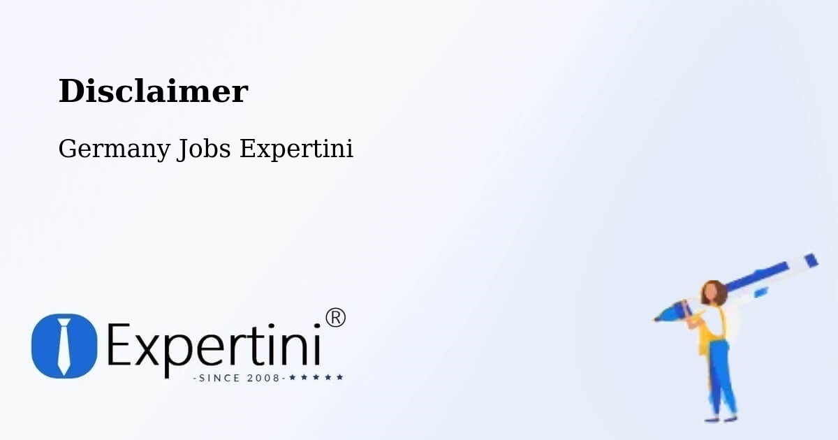 Disclaimer – Bad Mergentheim - Germany Jobs Expertini