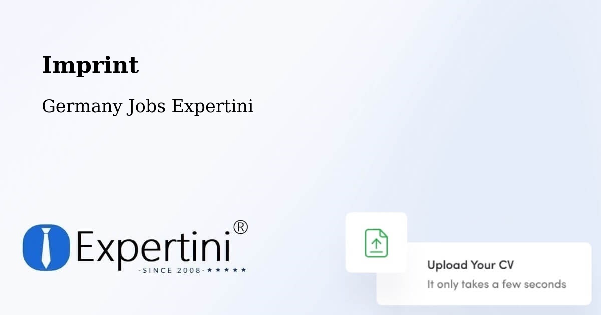Imprint – Bad Mergentheim - Germany Jobs Expertini